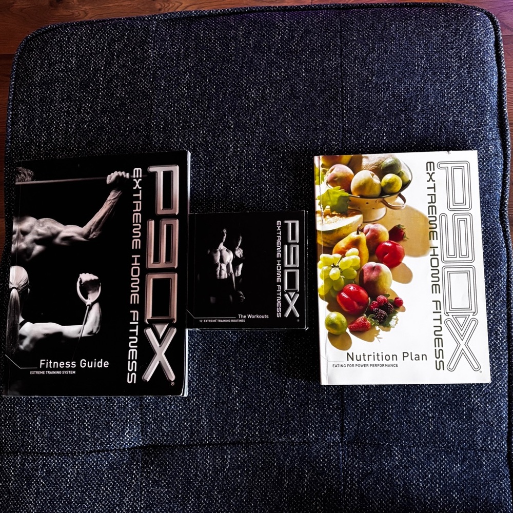 P90X Extreme Home Fitness 12 DVD Set Tony Horton w/xtra dvds 10 minute workouts.